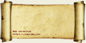 Mina Trnjaković vizit kartica